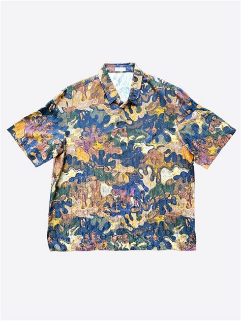 dior peter doig shirt|DIOR AND PETER DOIG Shirt Multicolor Camouflage Silk and .